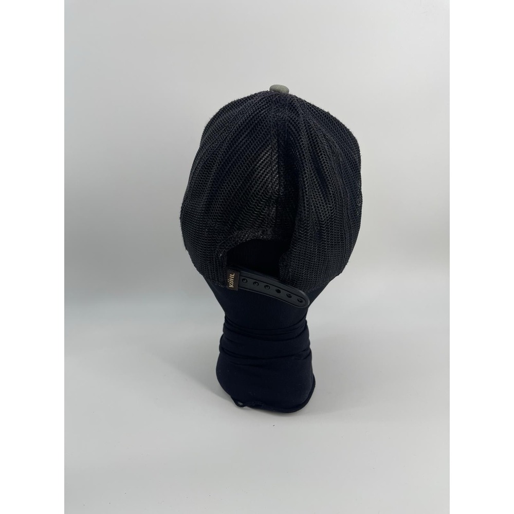 Kuhl Mesh Back Snapback Hat Blue Trucker Style Mountain Crest Logo Hiking - Picture 5 of 7